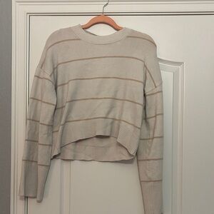 Striped Beige Sweater